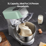 Hauswirt® M5 5.3Qt 11 Speeds Tilt-Head Mixers Kitchen Electric Stand Mixer Green Color
