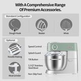 Hauswirt® M5 5.3Qt 11 Speeds Tilt-Head Mixers Kitchen Electric Stand Mixer Green Color