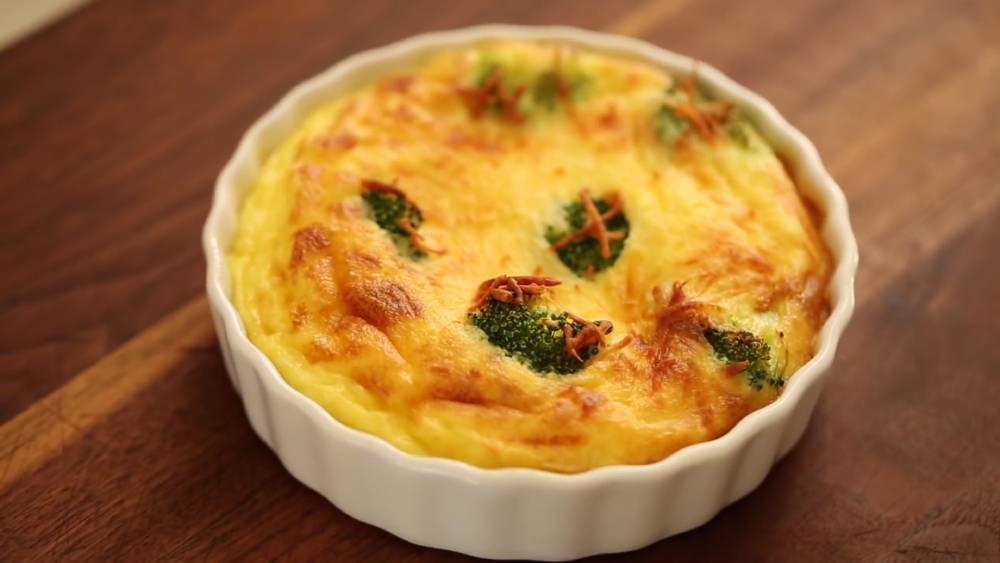 Broccoli and Cheddar Quiche